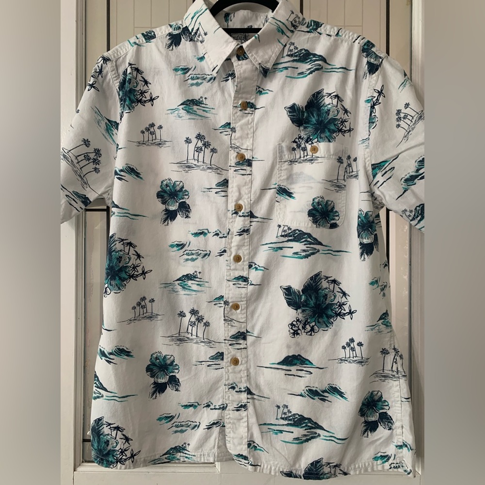 Men’s shirt sleeve Hawaiian shirt